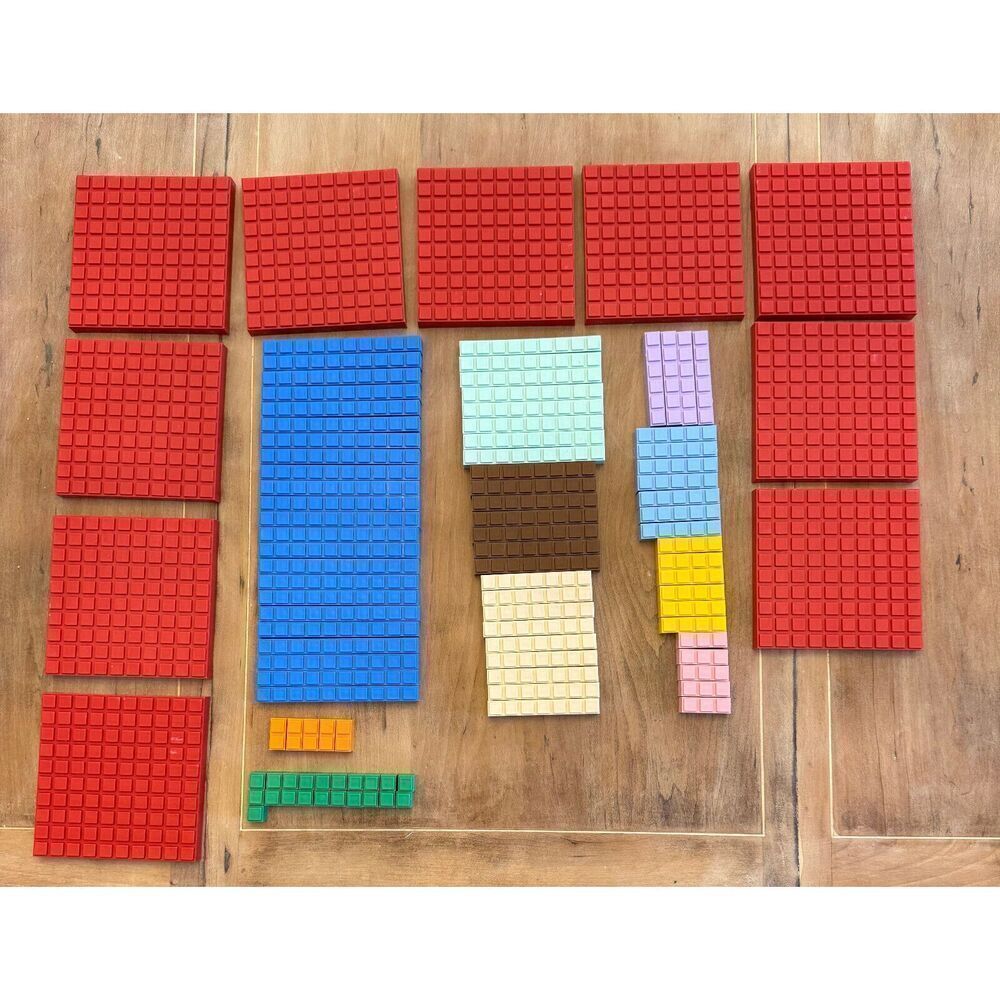 Math U See‎ Manipulative Algebra Integer Blocks Math Homeschool 106 Pieces
